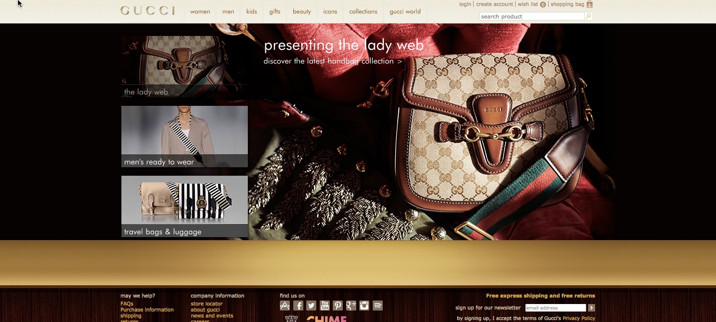 Gucci Website Review | Shopping Online Style